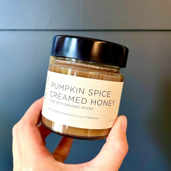 Pumpkin Spice Creamed Honey