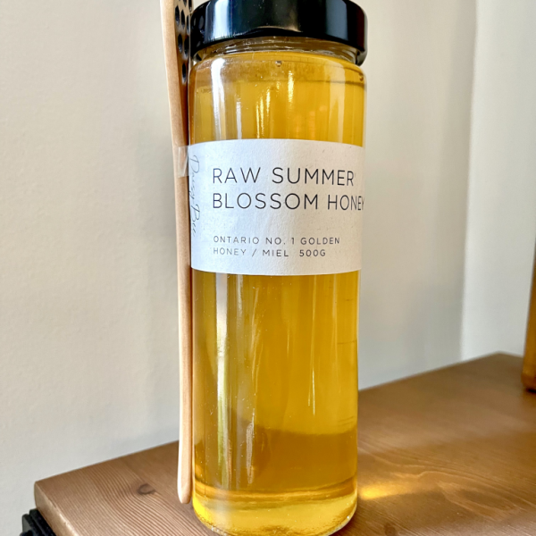 Raw Summer Blossom Honey + Dipper