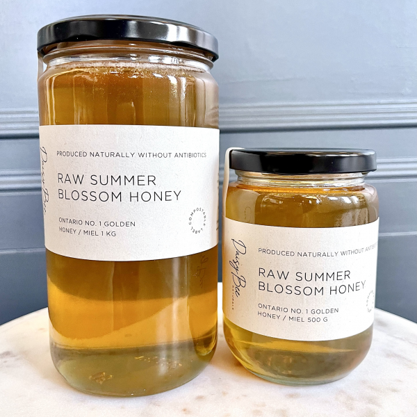 Raw Summer Blossom Honey Jars