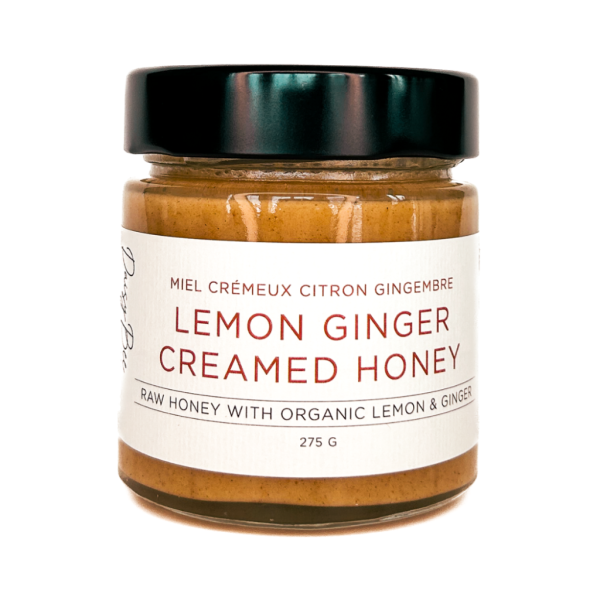 Lemon Ginger Creamed Honey